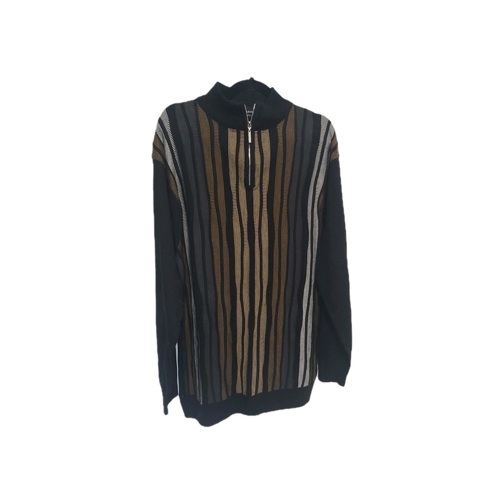 Steve Harvey 2XL Striped Multi-Color Celebrity Edition Sweater Top - Picture 1 of 7